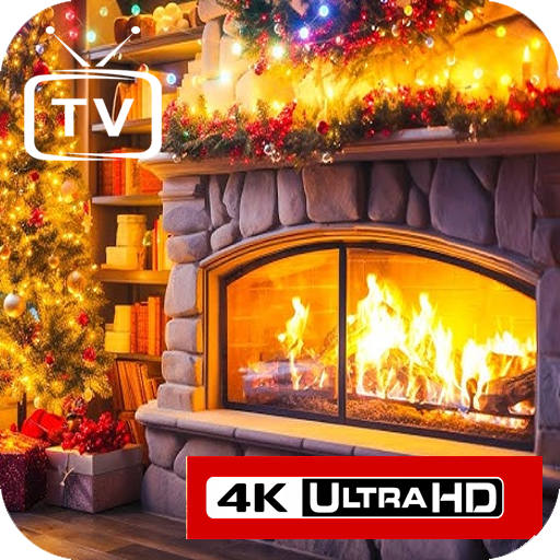 Merry Christmas Fireplace Ambiance : Xmas Fireplace Ambiance & Soft Crackling Fire Sounds | HD 4K Videos Screensaver for Relaxing