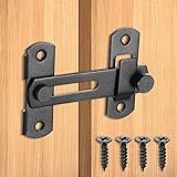 Barn Door Latch, 180 Degree Flip Sliding Double