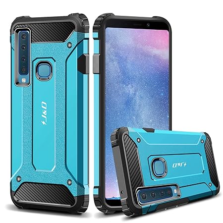J & D Kompatibel für Galaxy A9 2018 Hülle, Galaxy A9 Star Pro 2018 Hülle, [ArmorBox] [Doppelschicht] [Heavy-Duty-Schutz] Hybr