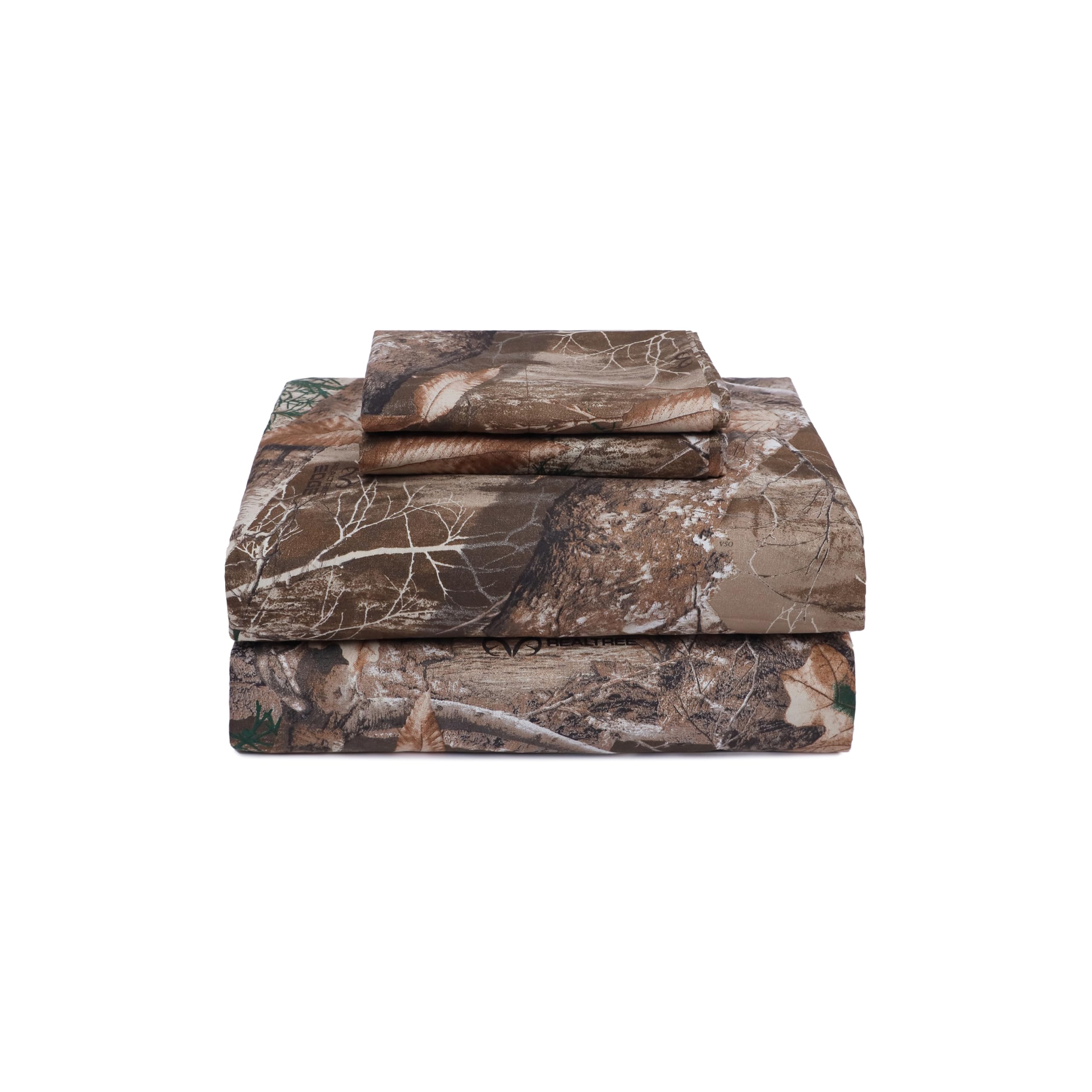 Photo 1 of VISI-ONE Realtree Edge Full Camo 4 Piece Sheet Set – Lightweight, Cooling, Wrinkle-Free Microfiber 15" Deep Pockets Sheets, Unisex Rustic Western Farmhouse Style for Home, RVs, & Camping