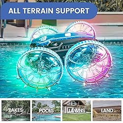 Tecnock Amphibious Remote Control Car Boat, 4WD