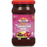 Rani Dates &amp; Tamarind (Imli) Chutney 12.3oz (350g) Glass Jar, Ready to eat, Vegan ~ Gluten Free | NON-GMO | Kosher | No Colors | Indian Origin