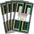A-Tech 512GB Kit (8x64GB) DDR4 2933MHz PC4-23400 ECC RDIMM 2Rx4 Dual Rank 1.2V ECC Registered DIMM 288-Pin Server & Workstation RAM Memory Upgrade Modules (A-Tech Enterprise Series)