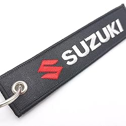 MELD Motorcycle Key Tag Embroidered Keychain Key