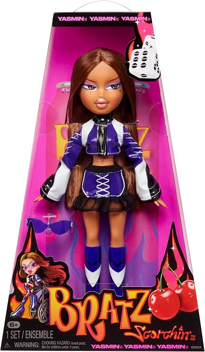 Bratz Scorchin Yasmin Doll with Jacket Skirt Boots Sunglasses 11.5 In