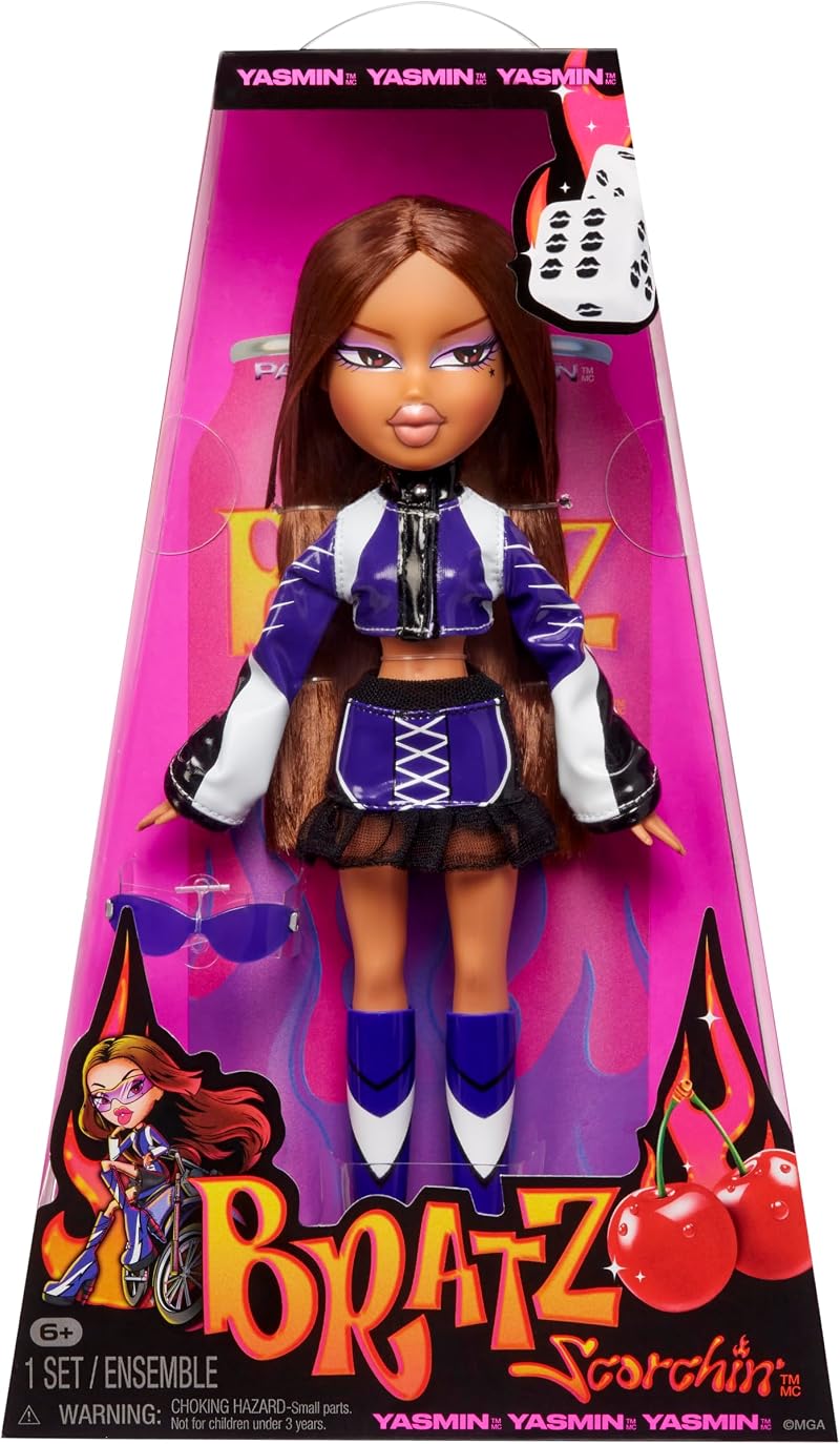 Bratz Scorchin Yasmin Doll with Jacket Skirt Boots Sunglasses 11.5 In