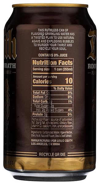 LIQUID DEATH ROOTBEER WRATH SPARKLING WATER, 12 FZ