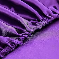 Homiest 4pcs Satin Sheets Set Luxury Silky Satin