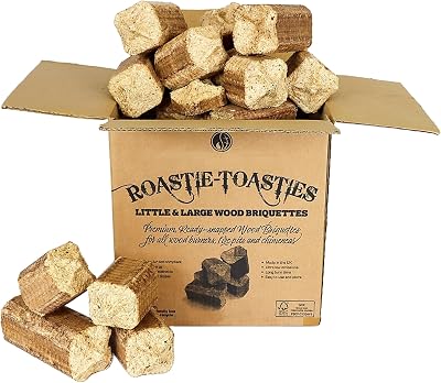 Topline Roastie-Toasties Heat Logs 14.5kg Ultra Dry Briquettes Scotland