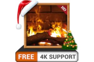 ambiance de chemin��e HD gratuitement - Profitez des vacances de No?l hivernales �� son comble sur votre t��l��viseur HDR 4K et v