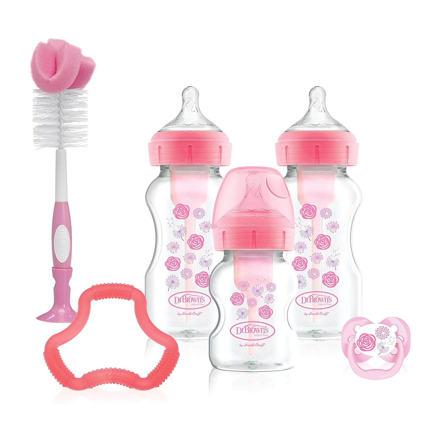 anti colic bottles pink