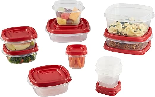 Amazon Com Rubbermaid Easy Find Lids Food Storage Containers