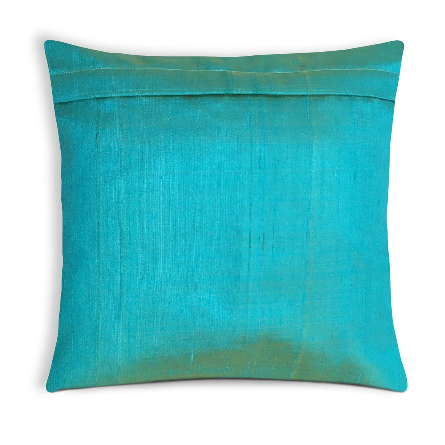 Buy Desicrafts Mint Pure Raw Silk Pillow Cover 16x16 Inch Online