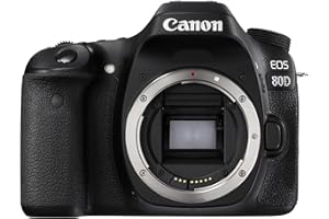 Canon EOS 80D Digital SLR Camera Body (Black) (Renewed)