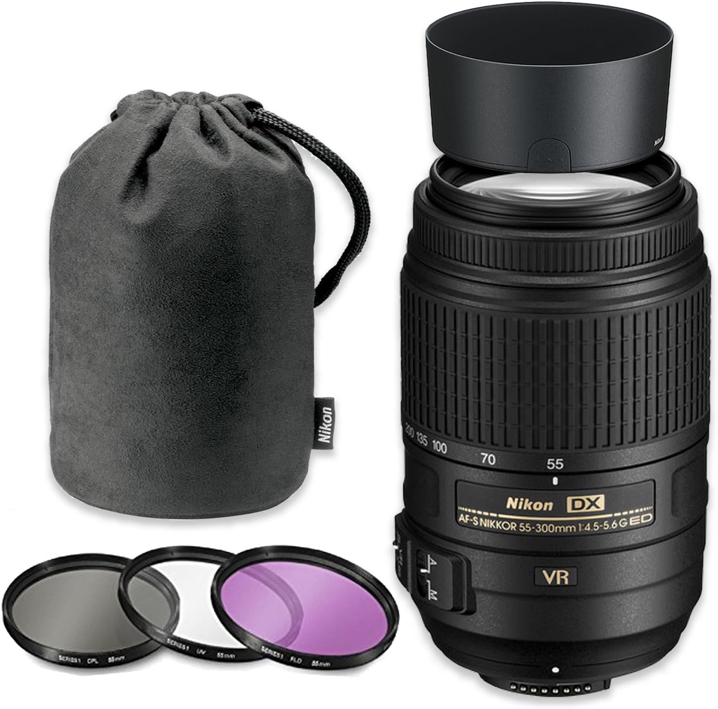 Nikon AFS DX NIKKOR 55300mm f/4.55.6G ED VR Lens