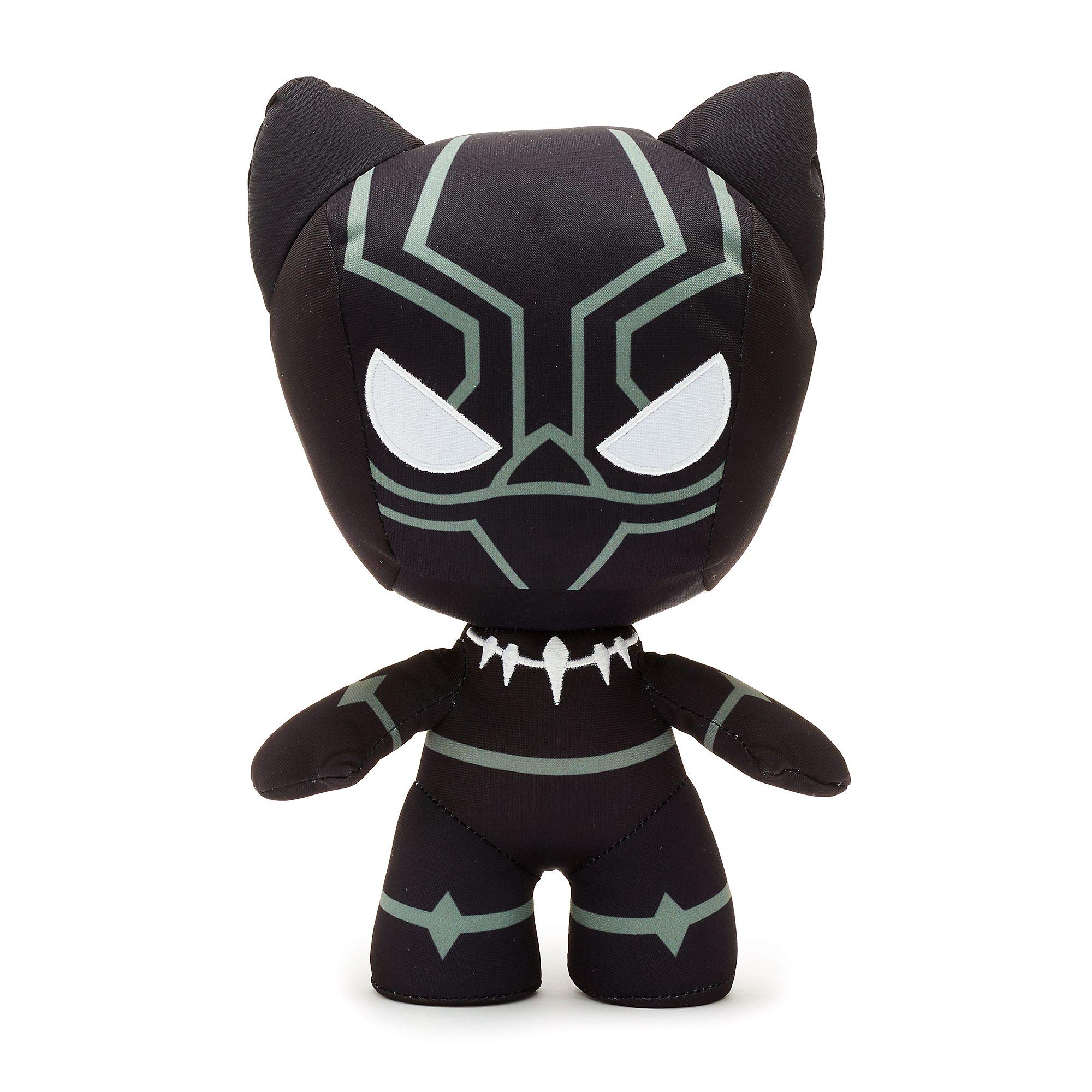 Disney Store Black Panther Small Soft Plush Toy - Marvel - 28cm 11inches featuring a soft-feel finish and embroidered details - Suitable for Ages 0+