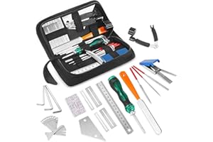 27 PCS Guitar Tools for Set Up, Intonation Adjustment and Repair, Guitar Maintenance Kit for Guitar Bass Banjo and Ukulele, G