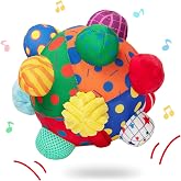 Baby Music Shake Dancing Ball Toy,Developmental Bumpy Ball | Easy to Grasp Bumps Help Develop Motor Skills Sensory Soft Toys