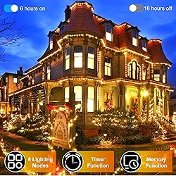 1500 LED 502ft Outdoor Christmas Lights Super Long