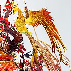 MU 3D Puzzles Birds' Praise to The Phoenix Metal