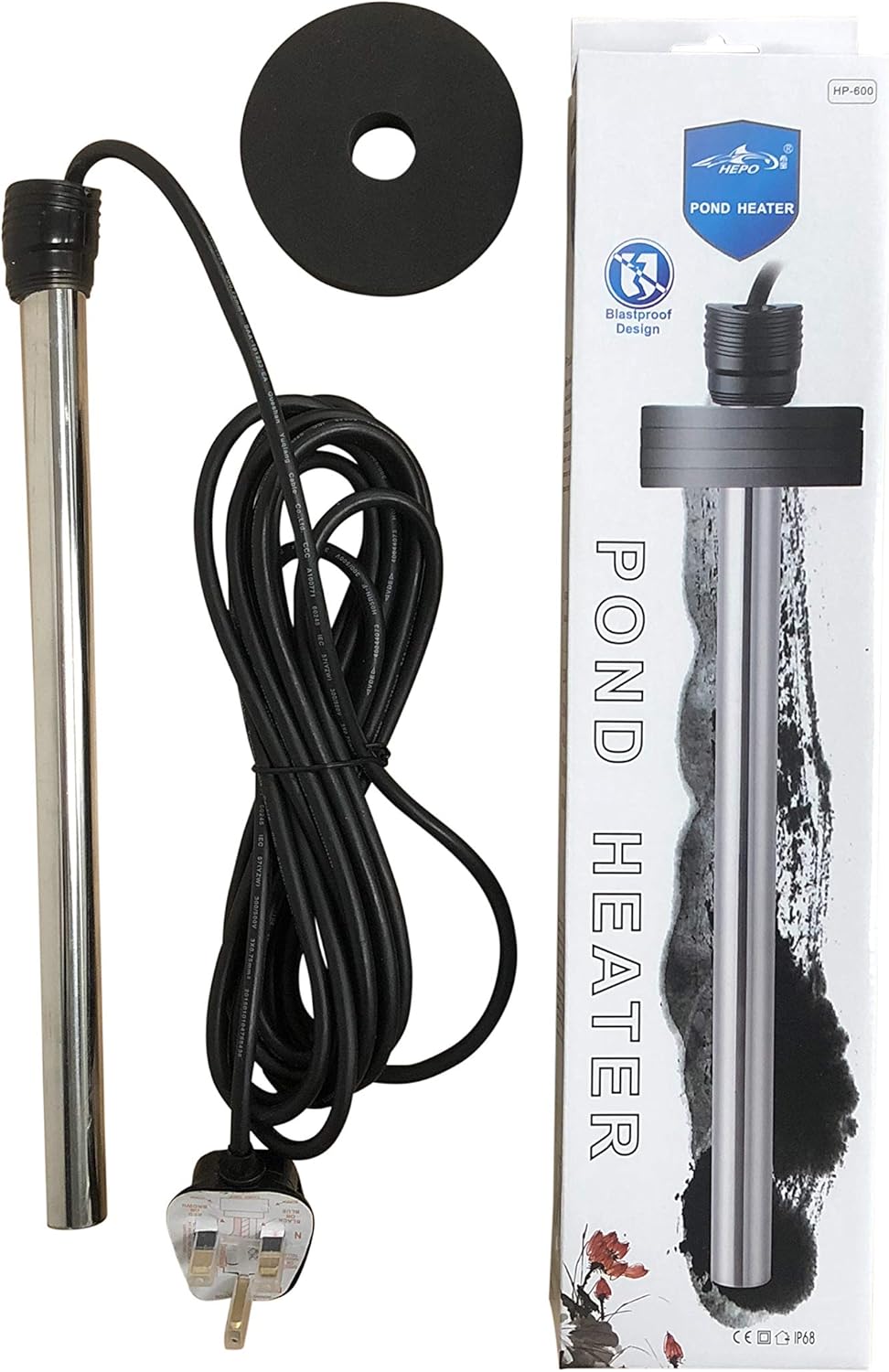Hepo Pond Heater Floating for Koi Fish Pond Winter Anti Ice 150w / 300w