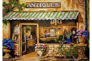 Hudemas Needlepoint Kit Printed Tapestry Canvas and Threads Landscapes 20x16 inches (518)