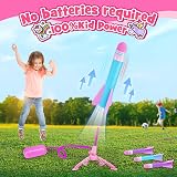 HappyGoLucky Rocket Toy Launcher for Kids 3-12 Foam Rockets 50 ft view 5