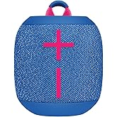 Ultimate Ears WONDERBOOM 3, Small Portable Wireless Bluetooth Speaker, Big Bass 360-Degree Sound for Outdoors, Waterproof, Dustproof IP67, Floatable, 131 ft Range - Performance Blue