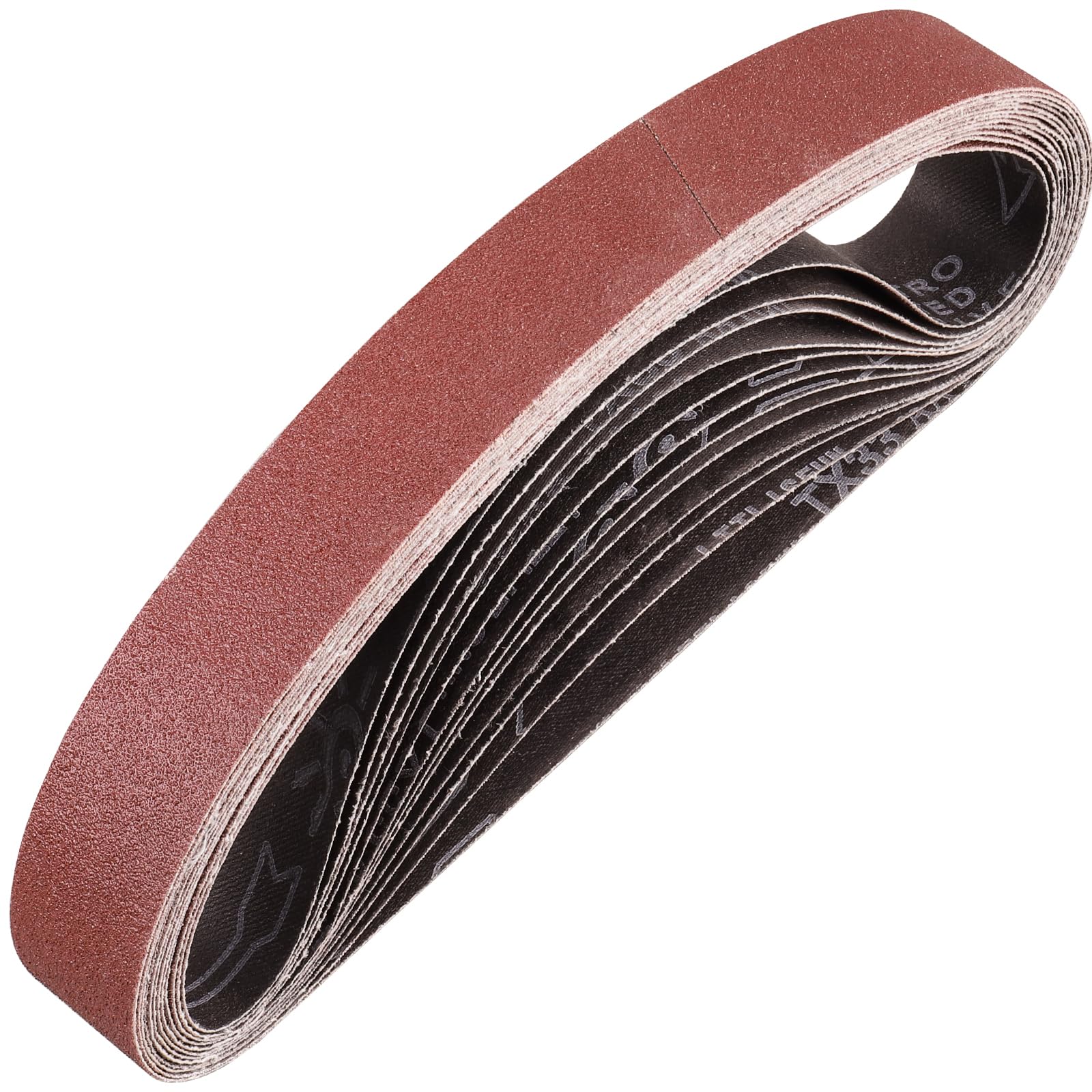 STEBRUAM Sanding Belt 40 x 760 mm,12PCS 100 Grit