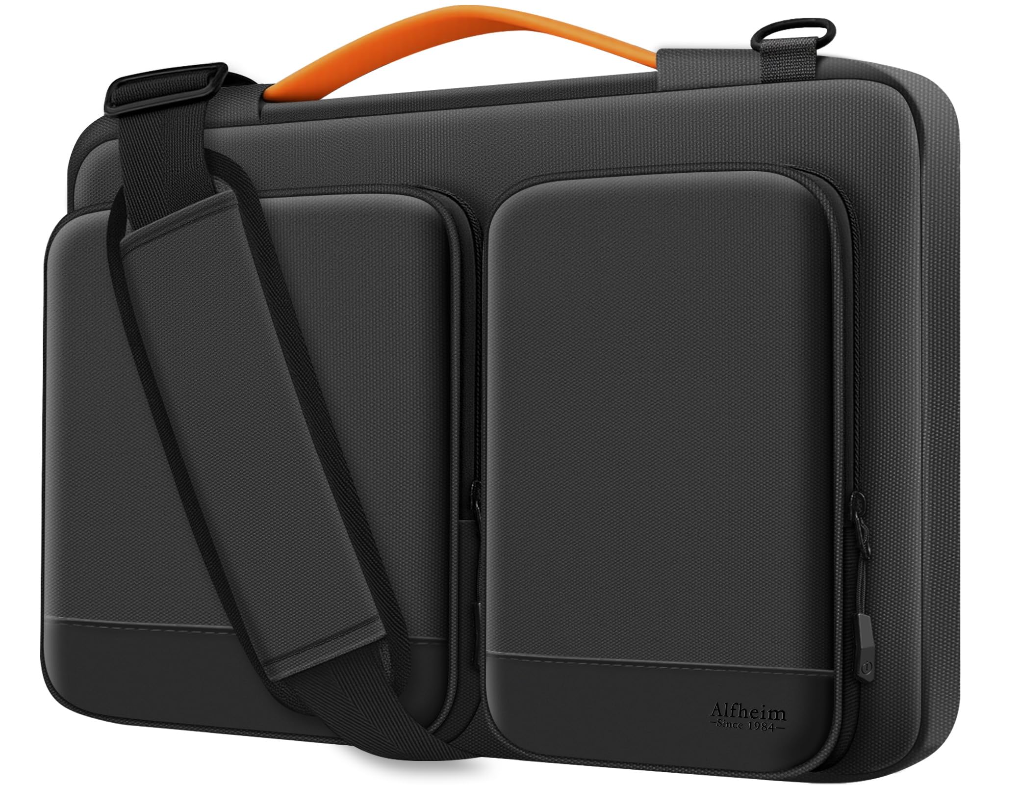 Alfheim Laptop Bag 14-14.2 inch Waterproof Shockproof Lightweight MacBook Air 15 Laptop Briefcase, Compatible with ASUS Lenovo Dell Samsung