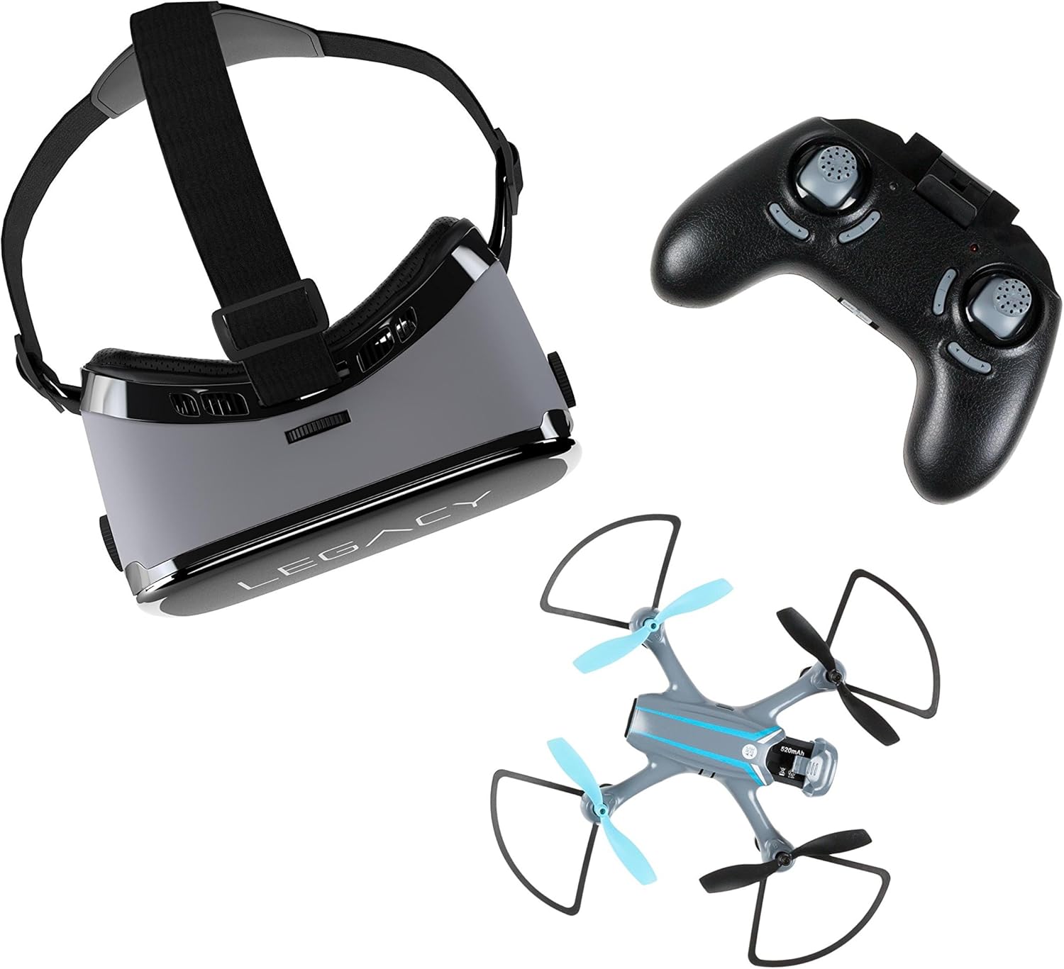vr headset drone