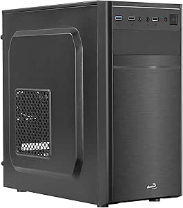 Aerocool CS103, Caja de PC Micro ATX, aluminio pulido ...