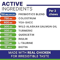 PAWSENTIAL Allergy Relief Dog Chews - Itchy Skin