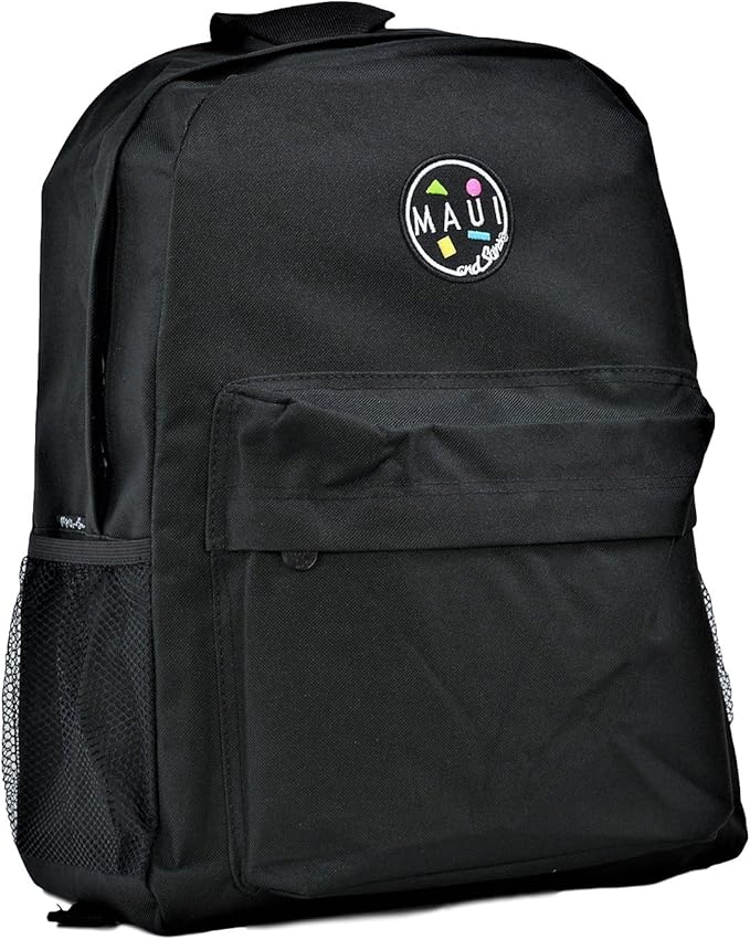 Maui & Sons Classic backpack Daypack Black Amazon.co.uk Clothing