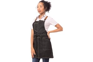 Chef Works Unisex Berkeley Short Bib Apron