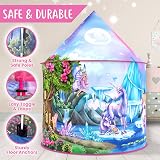 W&O Unicorn Sparkle Play Tent with Magical Sounds for Girls view 4