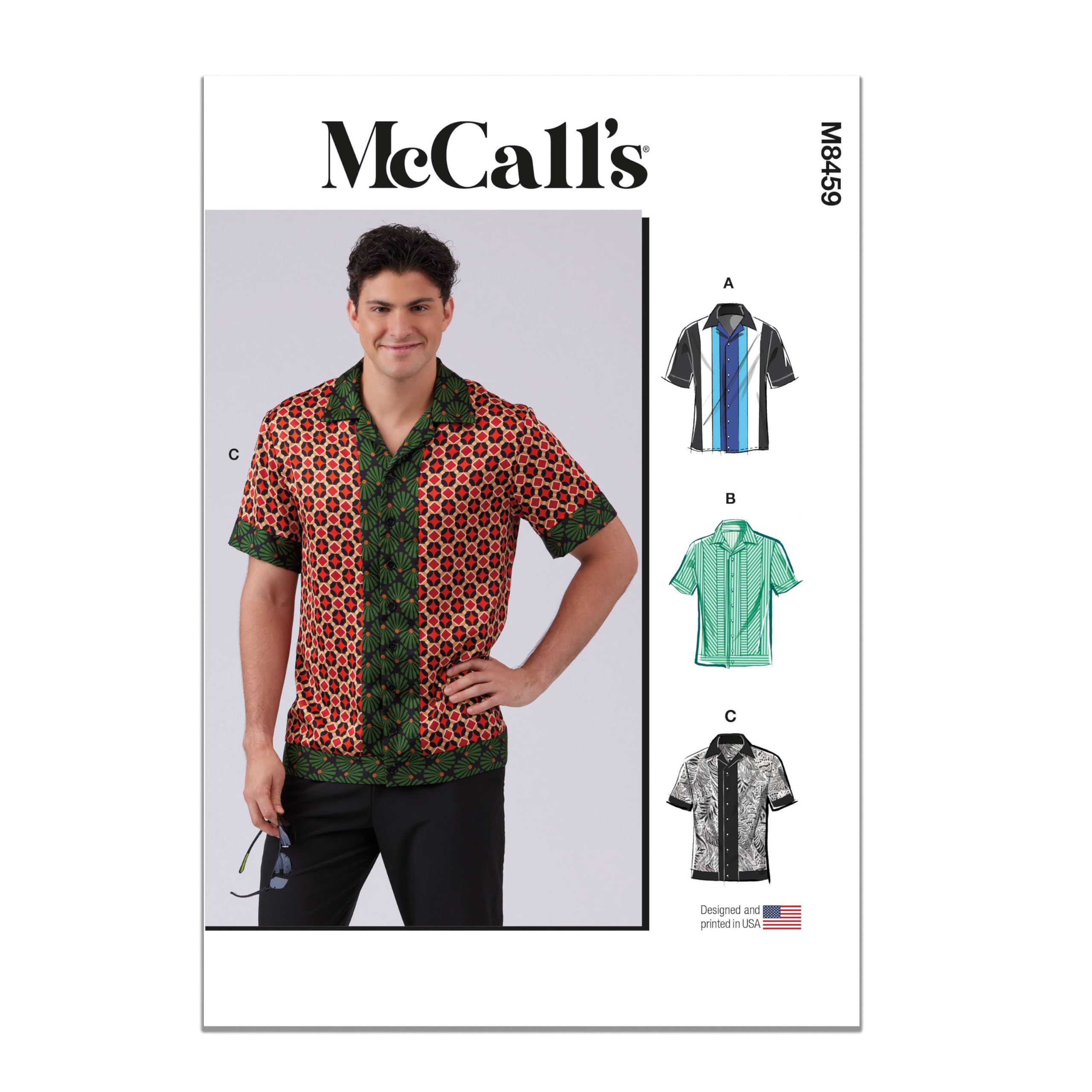 McCall’s Sewing Pattern M8459 Men’s Shirt