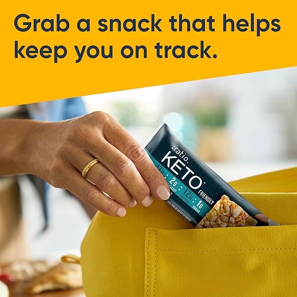 :RATIO KETO FRIENDLY CRUNCHY BARS, COCONUT ALMOND, GLUTEN FREE SNACK, 4 CT