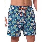 Men's Swim Trunks 7" Quick-Dry Mesh Liner UPF 50+ Board Shorts