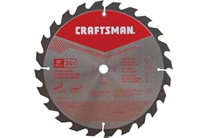 CRAFTSMAN 10 Inch 24T Framing/Ripping Carbide Miter/Table Saw Blade (CMAS21024)