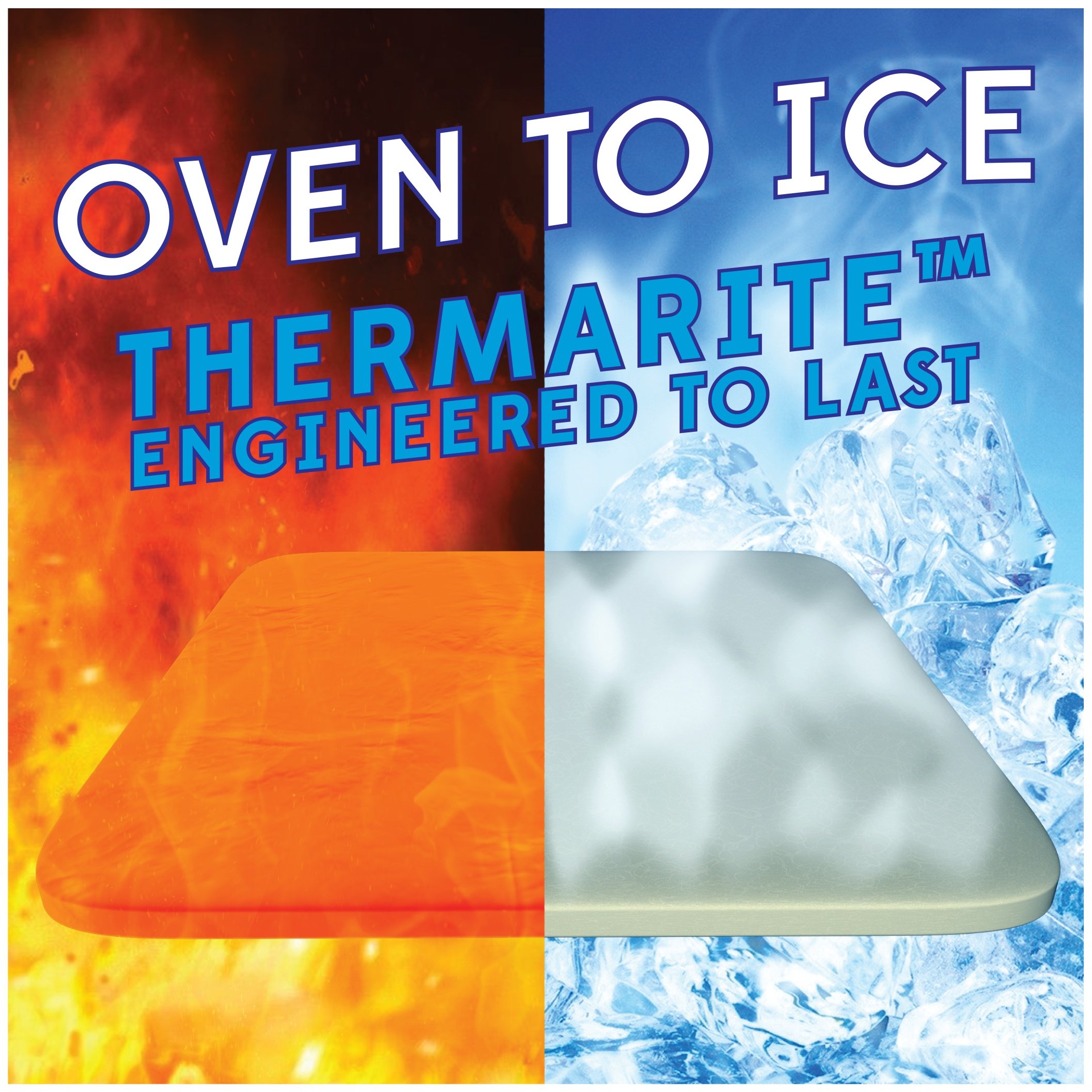 Pizza Stone for Best Crispy Crust Pizza, Only Stoneware with Thermarite (Engineered Tuff Cordierite). Durable, Certified Safe, Ovens & Grills 14 x 16 Rectangular, Bonus Recipe Ebook & Free Scraper