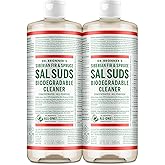 Dr. Bronner's - Sal Suds Biodegradable Cleaner (32oz, 2-Pack) – Concentrated All Purpose Cleaning Solution & Mop Soap, For Floors, Laundry & Dishes – Powerful Formula Made with Plant-Based Surfactants