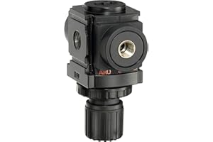 INGERSOLL RAND ARO R37221-100 1/2-Inch Air Regulator, Black