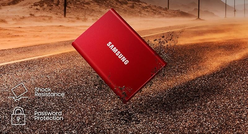 金盒特价 Samsung 三星 T7 便携式固态硬盘 2TB 6.8折9.99 三色可选 海淘转运到手¥1683