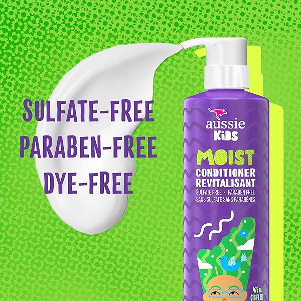 AUSSIE CONDITIONER KIDS MOIST 16 OUNCE (475ML)