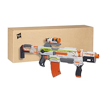 Hasbro Nerf B1538F03 - N-Strike Modulus ECS-10, Spielzeugblaster