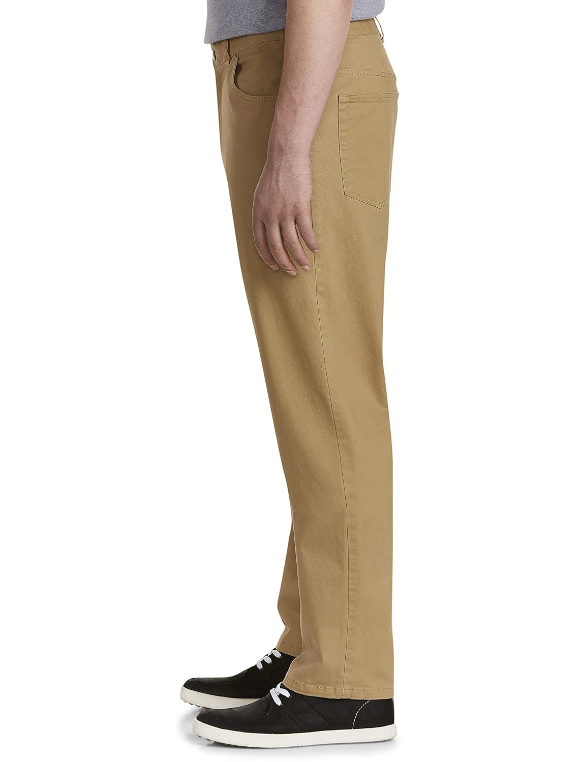 Tall Elastic-Waist Twill Pants 