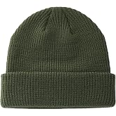 Connectyle Classic Double Layer Knit Beanie Hat Warm Thick Acrylic Winter Hats Daily Cuffed Beanies Watch Hat for Men Women