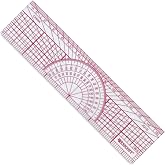 Westcott Protractor Ruler, 6", 15cm, Transparent (W-5)