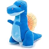 The Petting Zoo Spinosaurus Stuffed Animal Plushie, Gift for Kids, Dinosaur Animals, Blue Dinosaur Plush Toy 9 inches